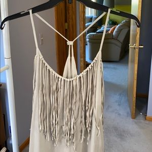 Suede Fringe Dress
